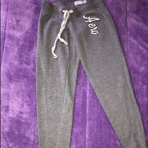Grey aero sweatpants
